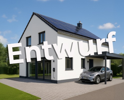 BAULEITWERK.com | Bauleitung aus Linz am Rhein | Einfamilienhaus Entwurf